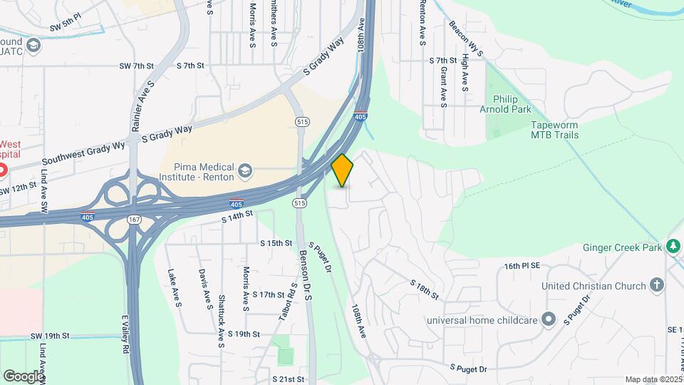 Renton Triplex Map and Location Details