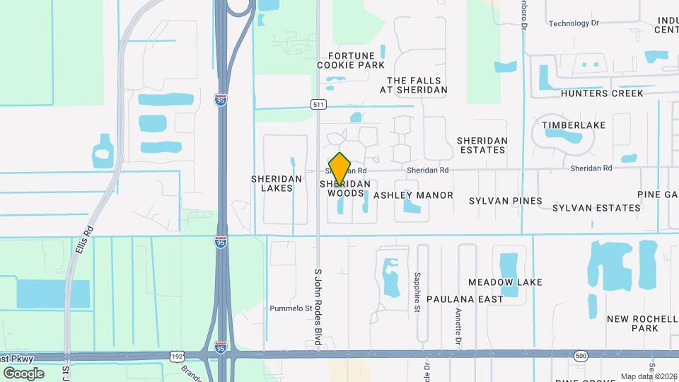 615 Sheridan Woods Dr Map and Location Details