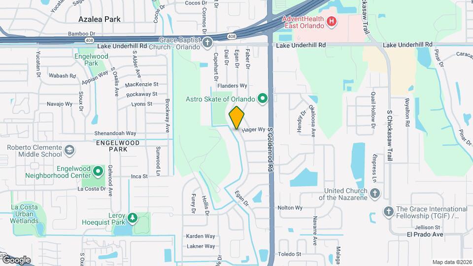 1102 Egan Dr Map and Location Details