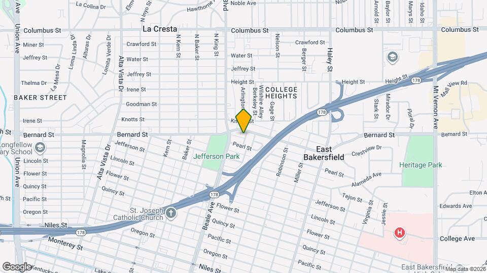 2118 Elmyra Ave, Unit #2 Map and Location Details