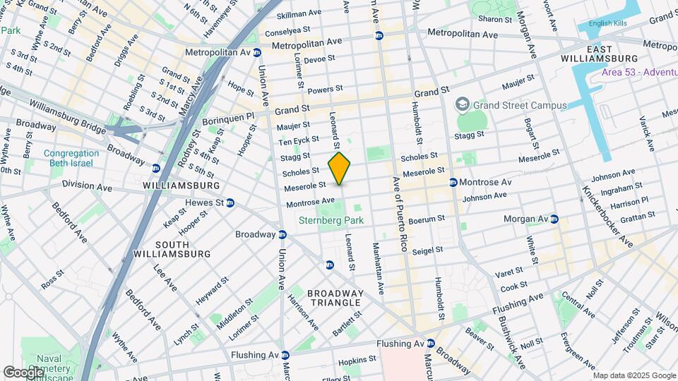 117 Leonard St Mapa y Detalles de la Ubicación