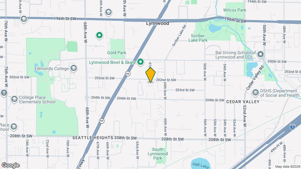 6106 202nd St SW, Unit Ashland grove Mapa y Detalles de la Ubicación