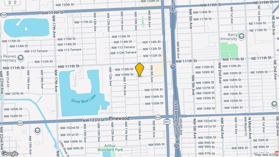 998 NW 109th St Map and Location Details