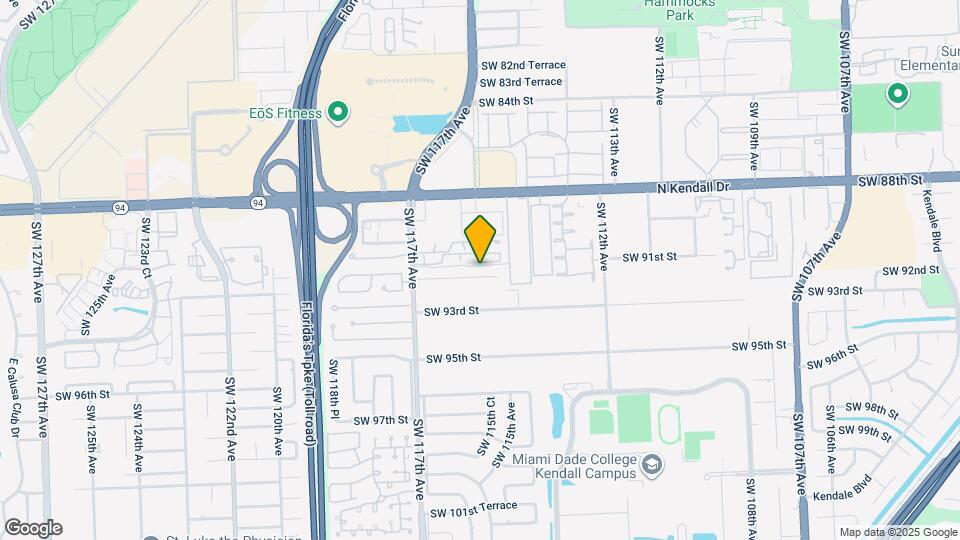 11580 SW 91st Terrace Map and Location Details