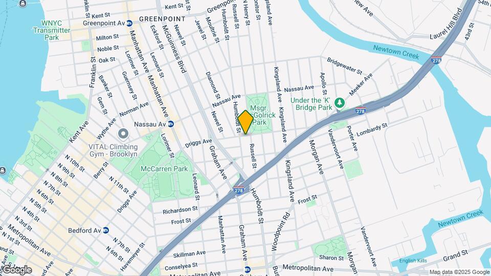 149 Driggs Ave Mapa y Detalles de la Ubicación