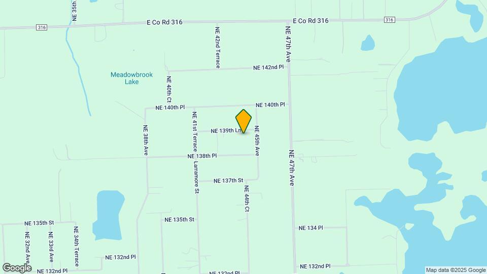 4400 NE 139th Ln Map and Location Details