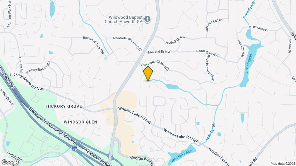 1334 Colonial Trce NW Map and Location Details