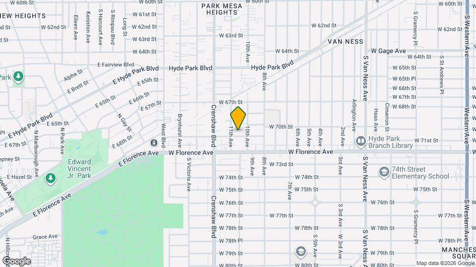 3221 W 71st St Map and Location Details