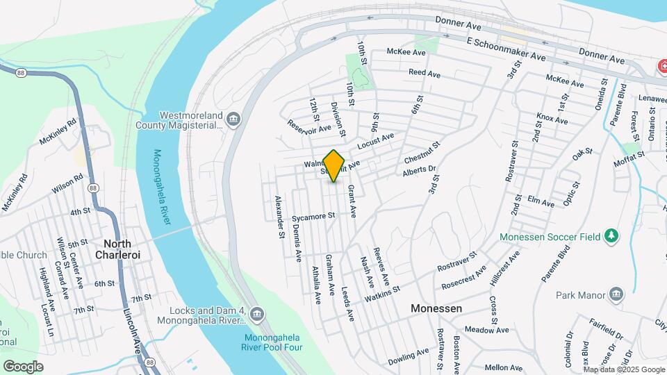 925 Leeds Ave Mapa y Detalles de la Ubicación