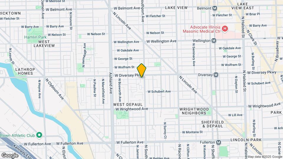 2744 N Southport Ave Mapa y Detalles de la Ubicación