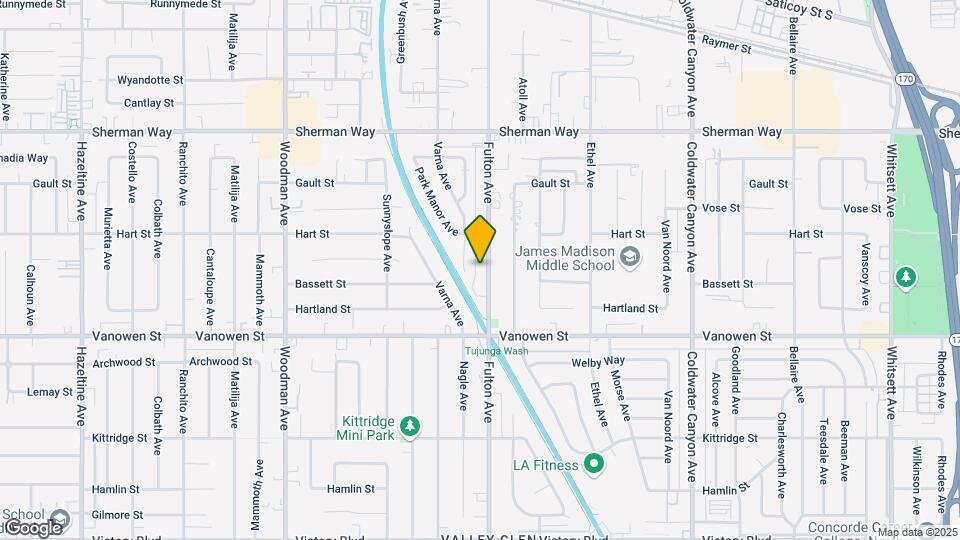 6915-6919 Fulton Ave Map and Location Details