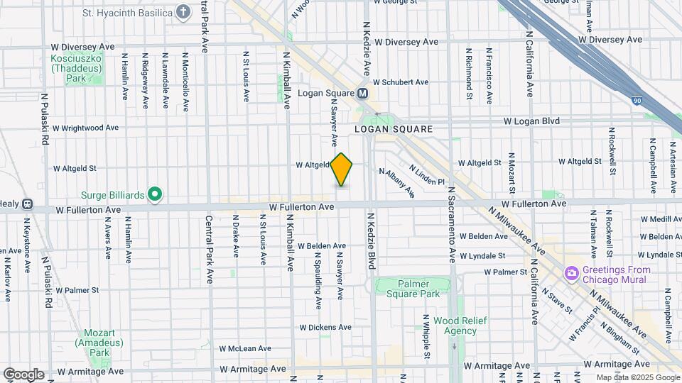 2417 N Sawyer Ave, Unit Unit 2428-2E Map and Location Details