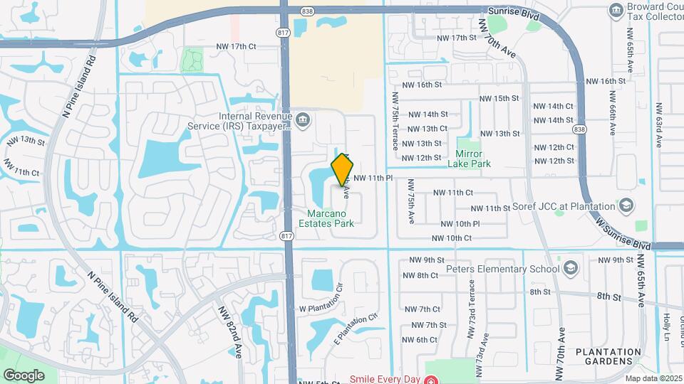 1125 NW 78th Ave Map and Location Details