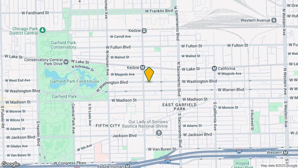 3141 W. Washington Blvd Map and Location Details
