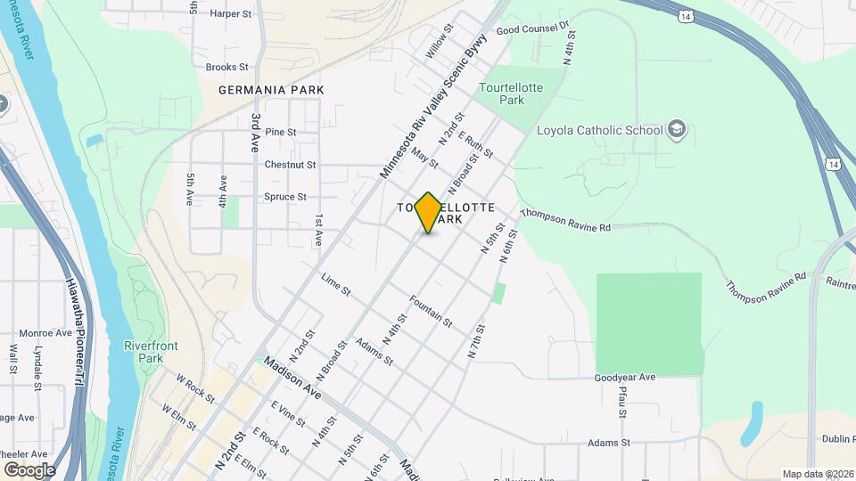 1413 N Broad St, Unit Lower Mapa y Detalles de la Ubicación