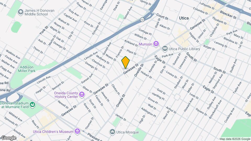 1414-1414 Genesee St Map and Location Details