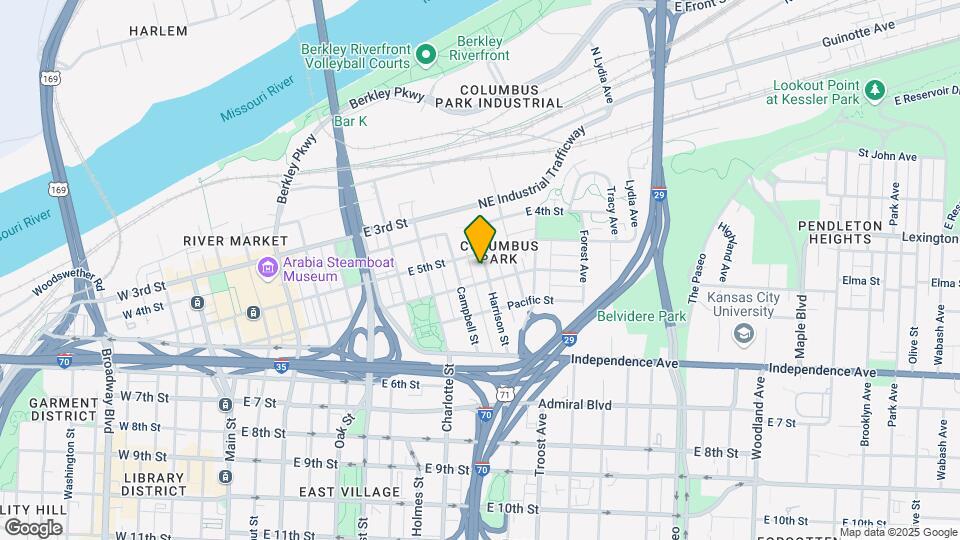 514 Harrison St, Unit Available for Rent Map and Location Details