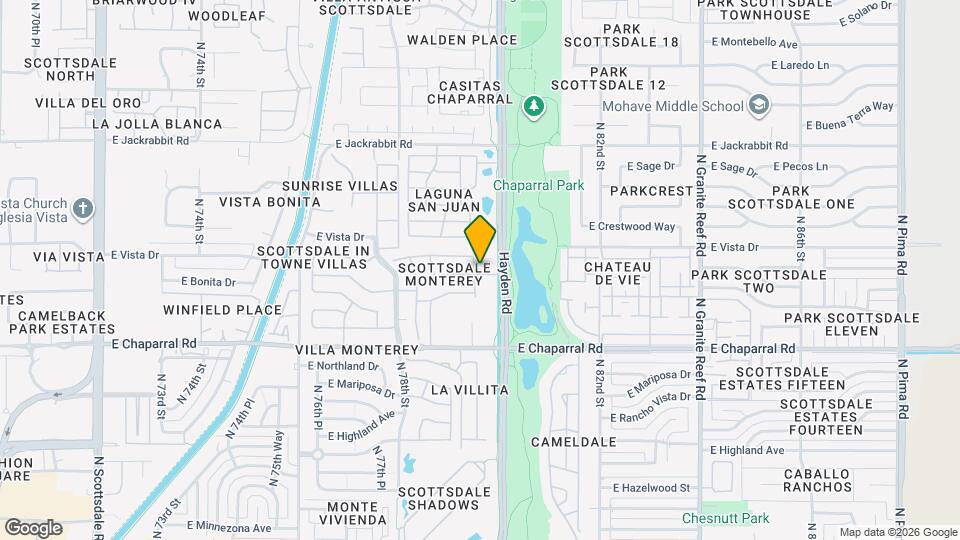 5137 N 79th Pl Map and Location Details