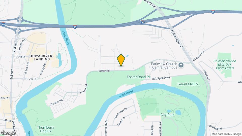 580 Foster Rd Map and Location Details