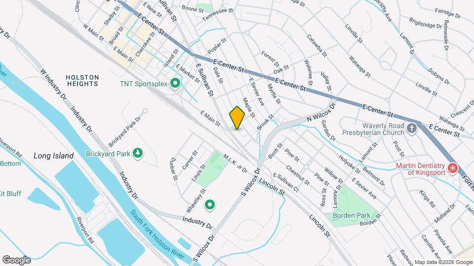 1011 Dale Alley St Map and Location Details