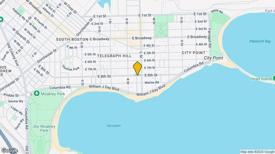 633 E 8th St, Unit 3 Map and Location Details