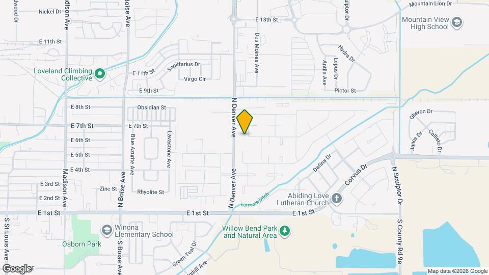 2302 Turquoise St Map and Location Details