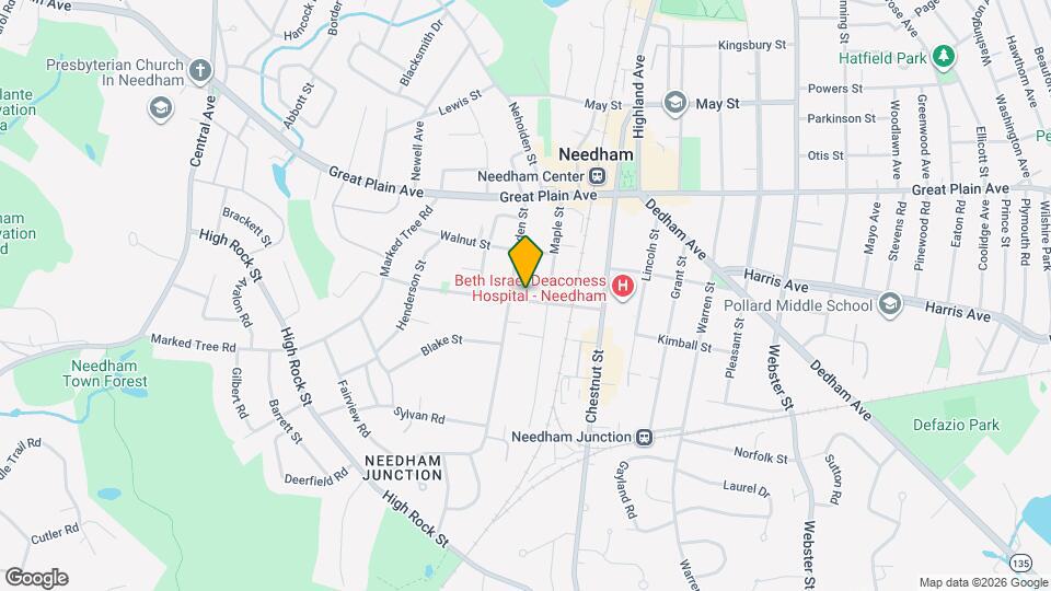 63 Oak St Map and Location Details