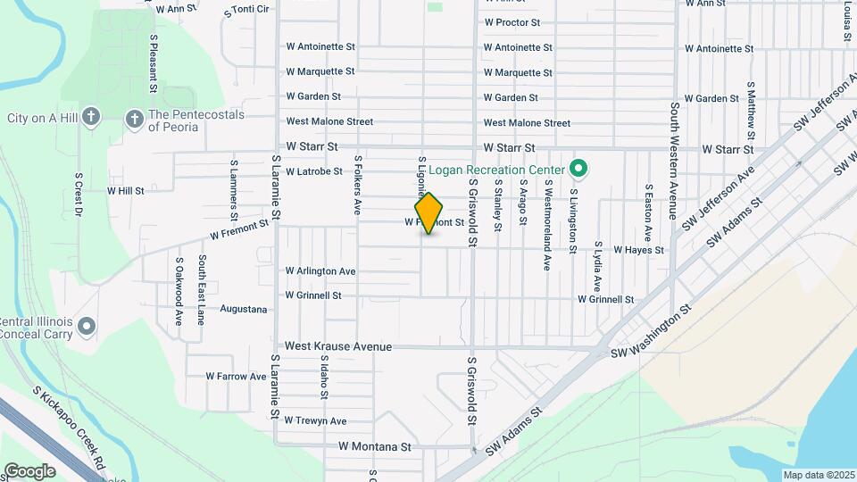 2615 W Hayes St Map and Location Details