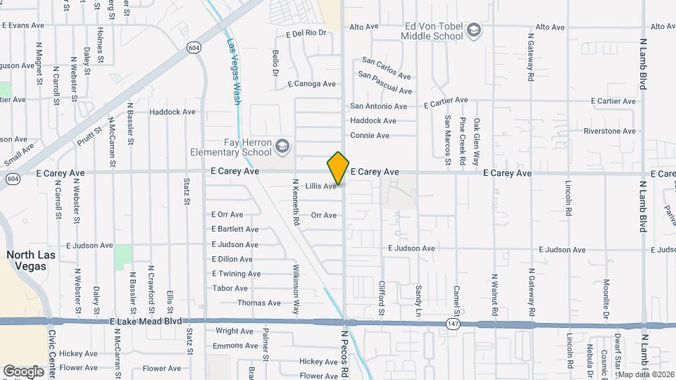 3717 Lillis Ave Mapa y Detalles de la Ubicación