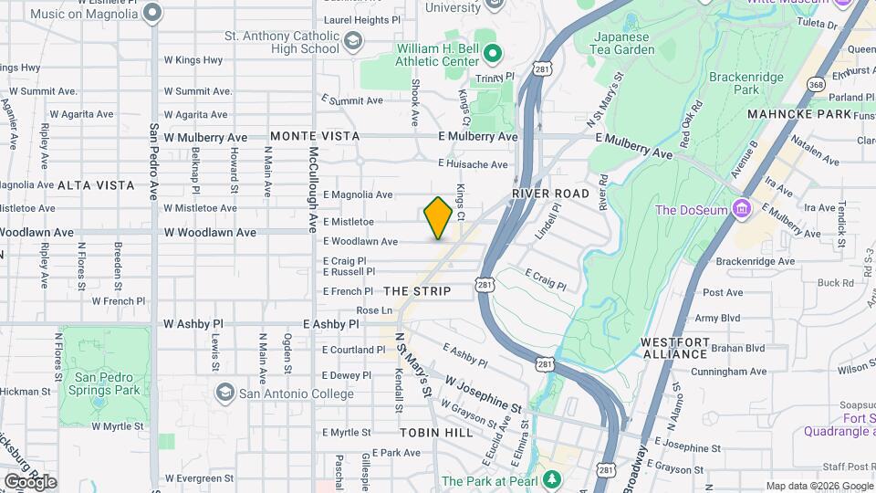 426 E Woodlawn Ave Map and Location Details