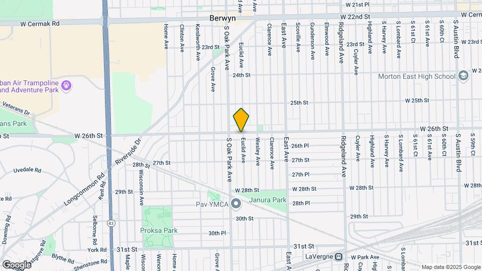 2602 S Euclid Ave Mapa y Detalles de la Ubicación