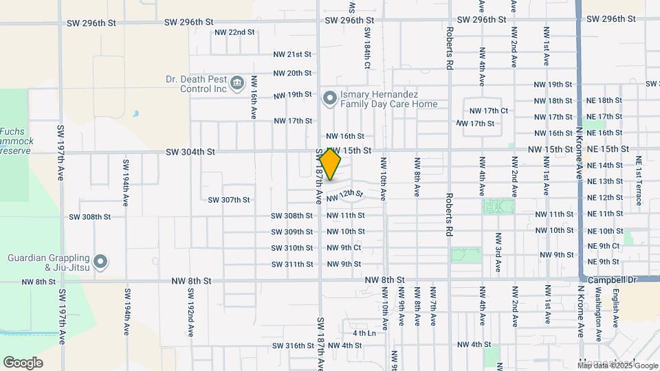 1342 NW 13th St Map and Location Details