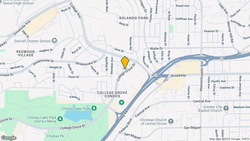 6560 College Grove Dr, Unit CGV 77 Map and Location Details