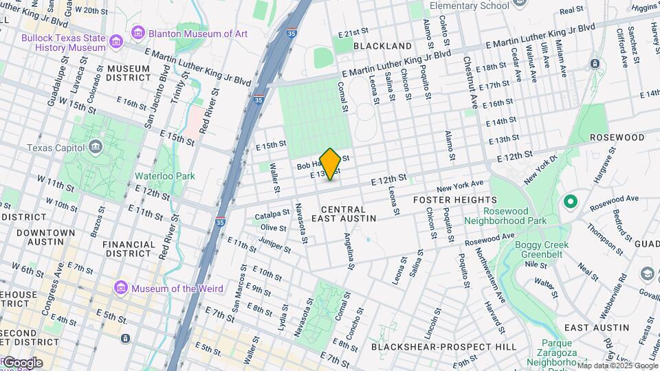 1322 E 12th St Map and Location Details