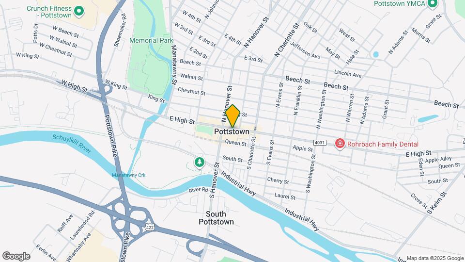 258 POTTSTOWN Map and Location Details