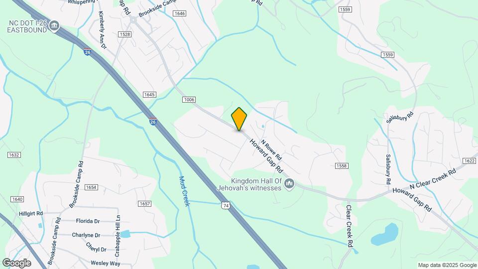 2188 Howard Gap Rd Map and Location Details