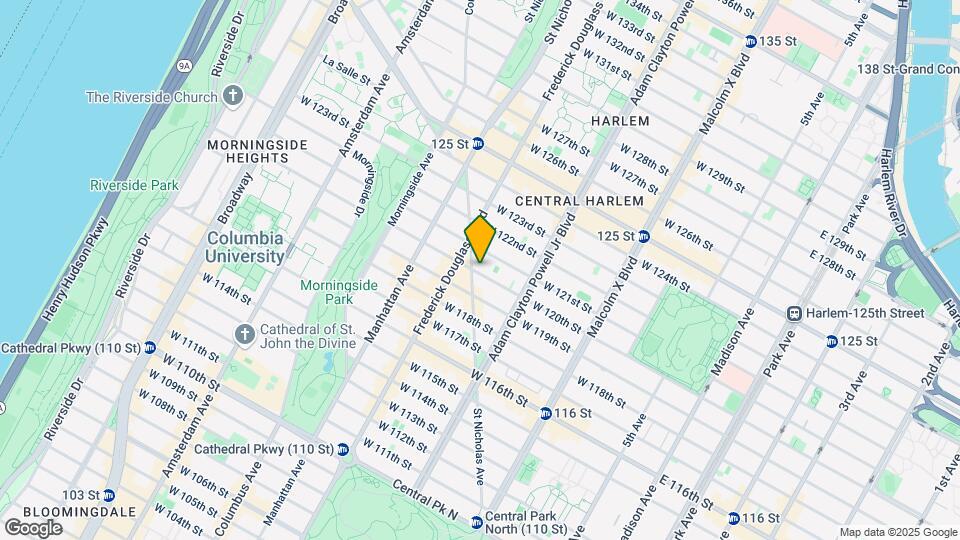 243 W 120th St Map and Location Details