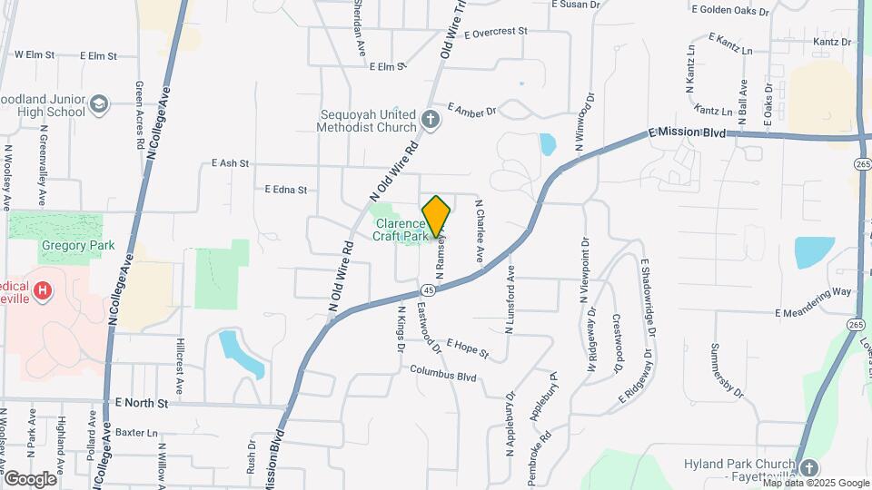 1655 N Ramsey Ave Map and Location Details