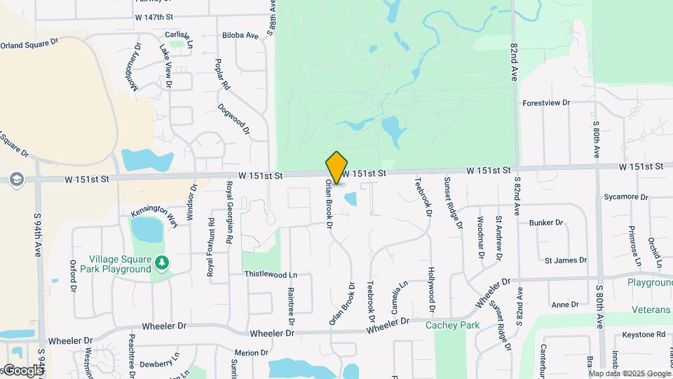 15115 S Orlan Brook Dr Map and Location Details