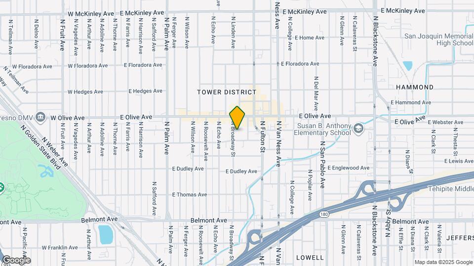 1024 N Broadway St Map and Location Details