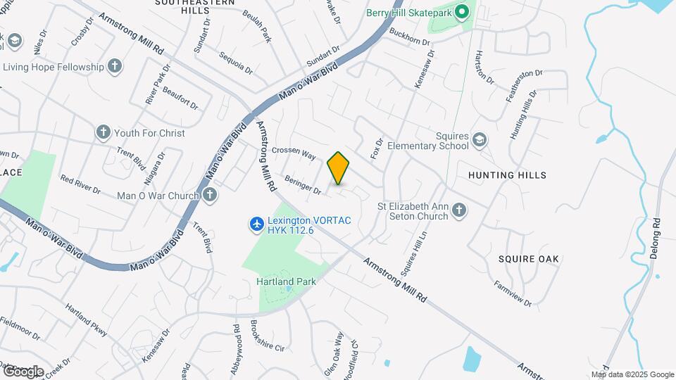 3596 Harper Woods Ln Map and Location Details