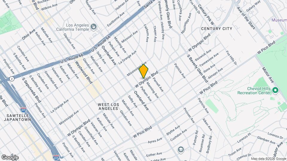 10679 W Olympic Blvd Map and Location Details