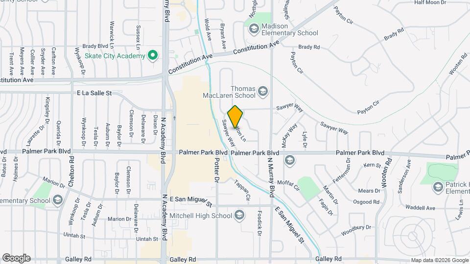 1634 Keaton Ln, Unit 2 Map and Location Details
