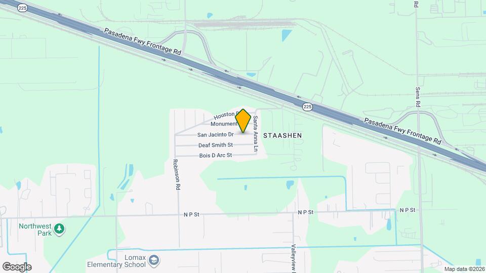 11020 San Jacinto Dr Map and Location Details