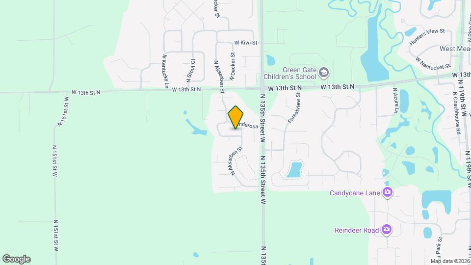 13806 W Alderny St Map and Location Details