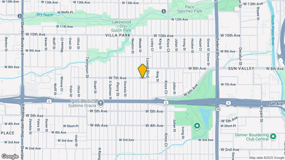 662 Meade St Mapa y Detalles de la Ubicación