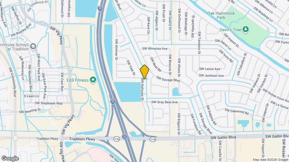 2409 SW Halissee St Map and Location Details