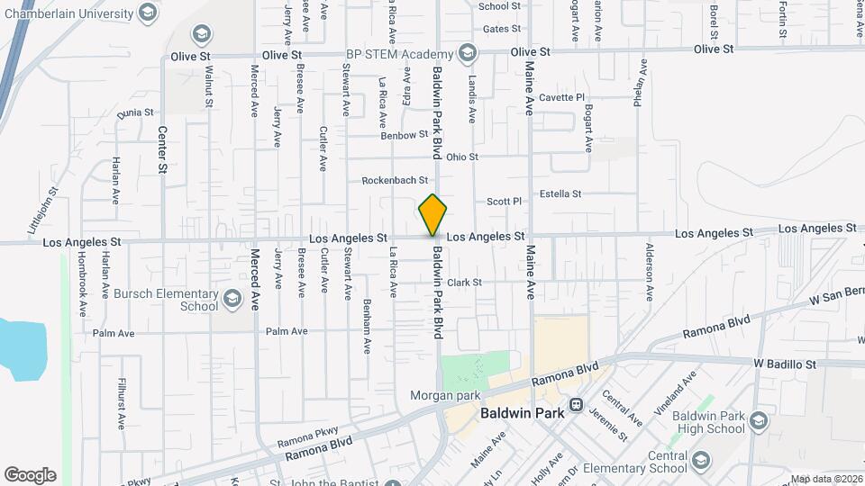 4355 Baldwin Park Blvd Map and Location Details