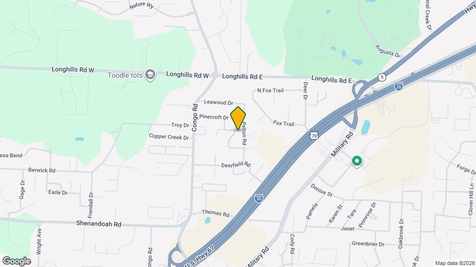 1817 Troy Cir Map and Location Details