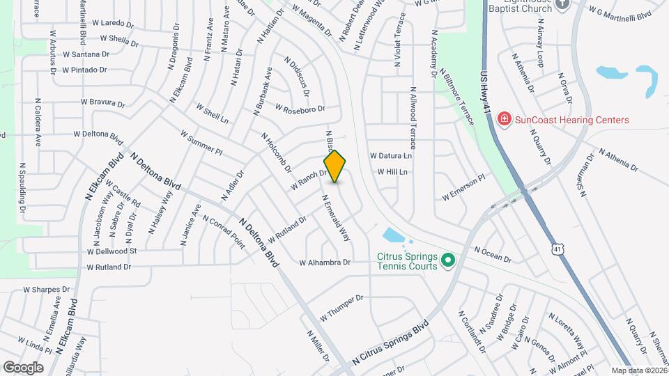 10290 N Biscayne Dr Map and Location Details